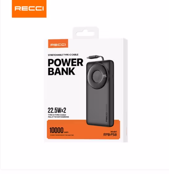 پاوربانک 10هزار رسی مدل RPB-P58