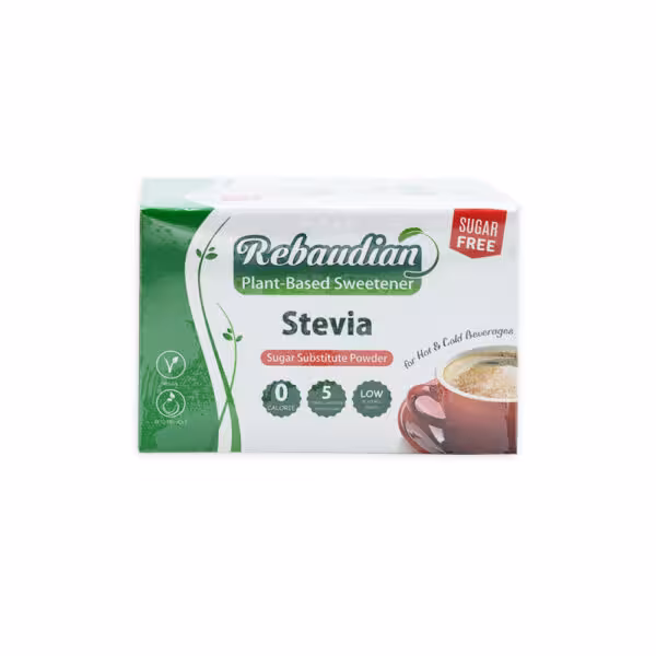 شیرین‌کننده بدون کالری استویا ربودیان 50 عددی