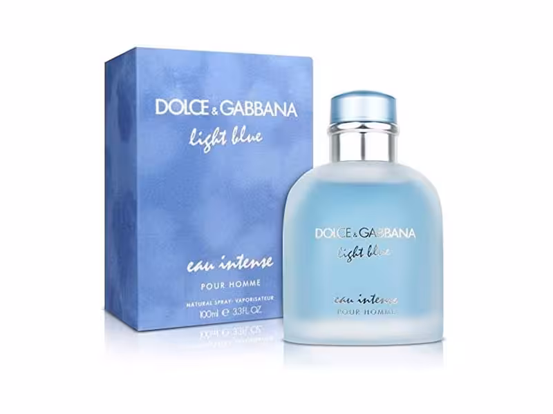 عطر و ادکلن مردانه دولچه گابانا لایت بلو او اینتنس D&G light blue eau intense