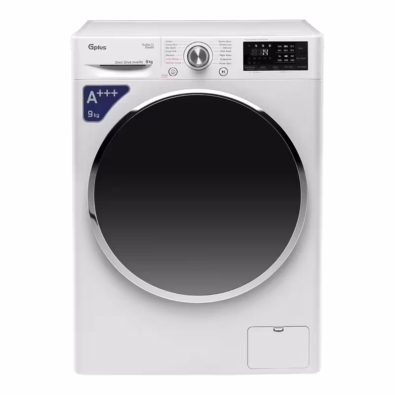 ماشین لباسشویی جی پلاس مدل GWM-L99SW ظرفیت 9 کیلوگرم