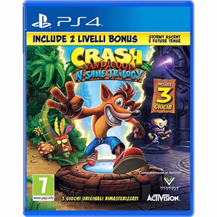 CRASH BANDICOOT N SANE TRILOGY ps4