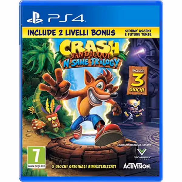 CRASH BANDICOOT N SANE TRILOGY ps4