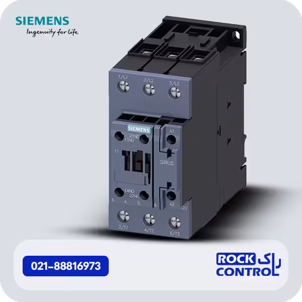 3RT2038-1NB30 کنتاکتور زیمنس 80 آمپر، 37 کیلو وات، 24V AC