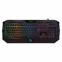 کیبورد گیمینگ تسکو مدل TK 8124، سوییچ ممبران، Full-Size، نورپردازی RGB LED | کالا مکس