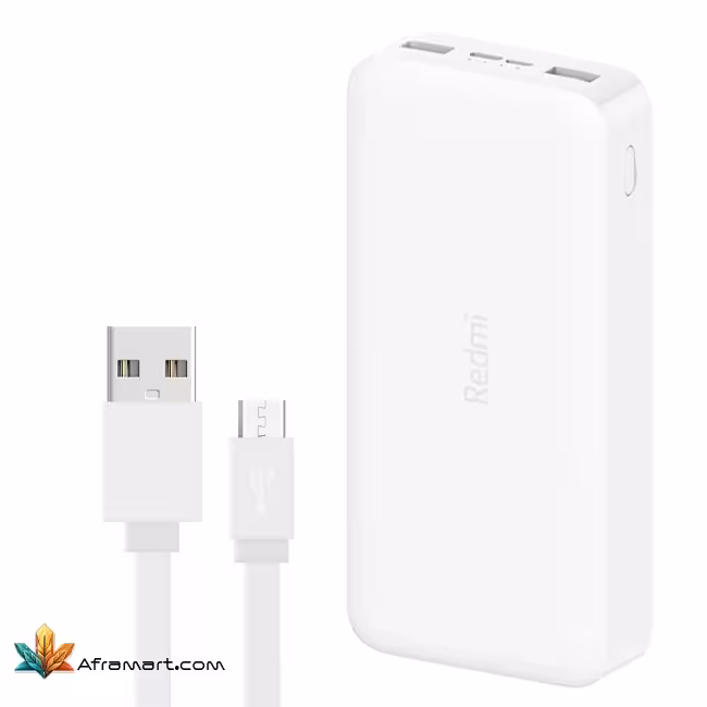 شارژر همراه شیائومی ظرفیت 20000 میلی آمپر ساعت مدل Redmi