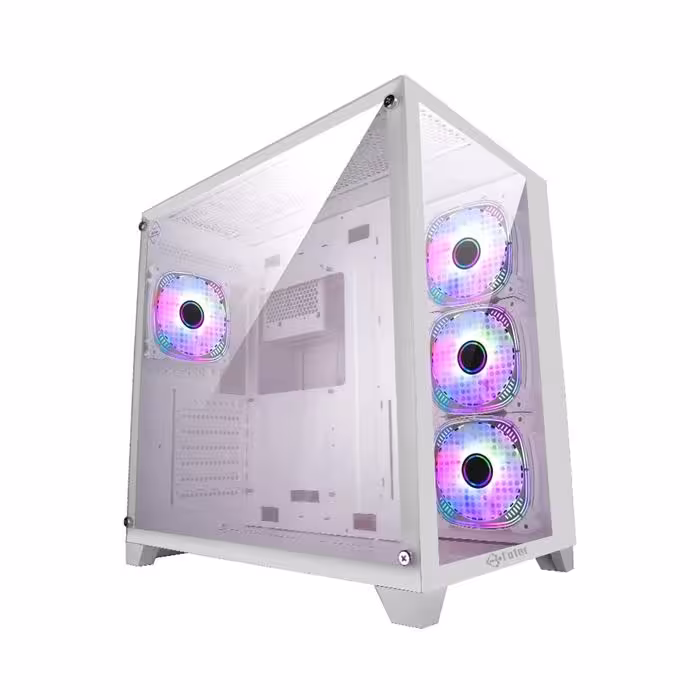 کیس کامپیوتر فاطر مدل FG 800w رنگ سفید