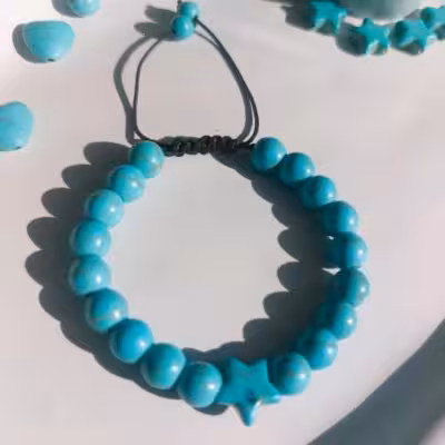 دستبند سنگ فیروزه