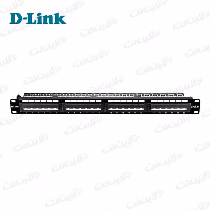 پچ پنل لودد 24 پورت زاویه دار نیم و یک یونیت دی-لینک D-LINK