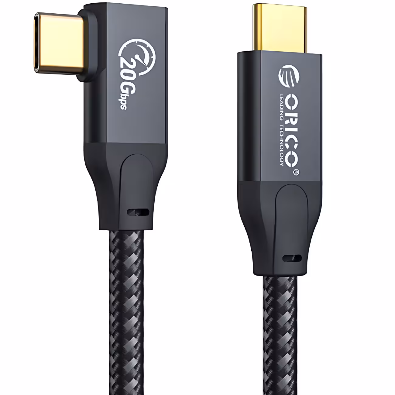 کابل تاندربولت سوپر فست شارژ تایپ سی 3.2 به تایپ سی 100 وات یک متری اوریکو CL32-10