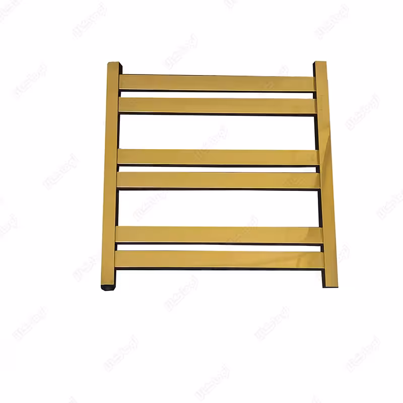 حوله خشک کن استیل فلت طلایی 60