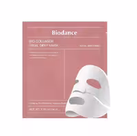 ماسک ورقه ای صورت آبرسان و جوانساز بایودنس Biodance مدل BIO COLLAGEN (صورتی) یک ورق