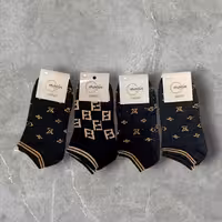 جوراب مچی کارت طوسی برند LV