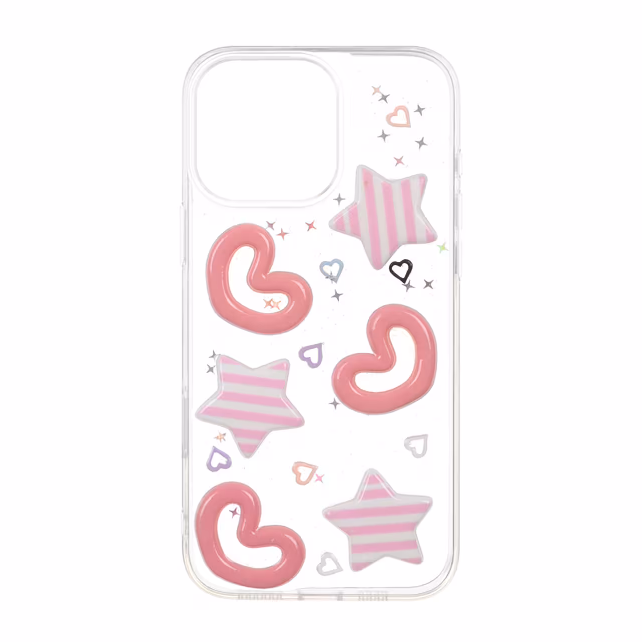 قاب Love Star رزینی شفاف مدل CHJ - Apple iPhone 16 Pro Max - طرح 1