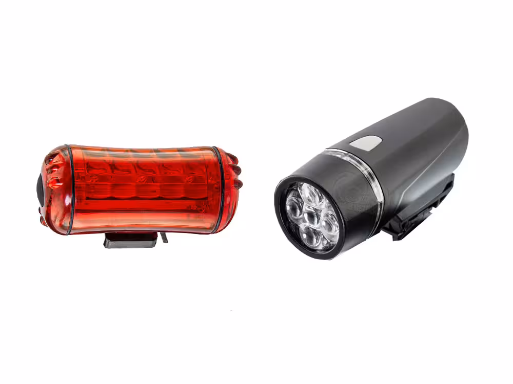 ست چراغ جلو و عقب دوچرخه اوکی مدل XC-100C102