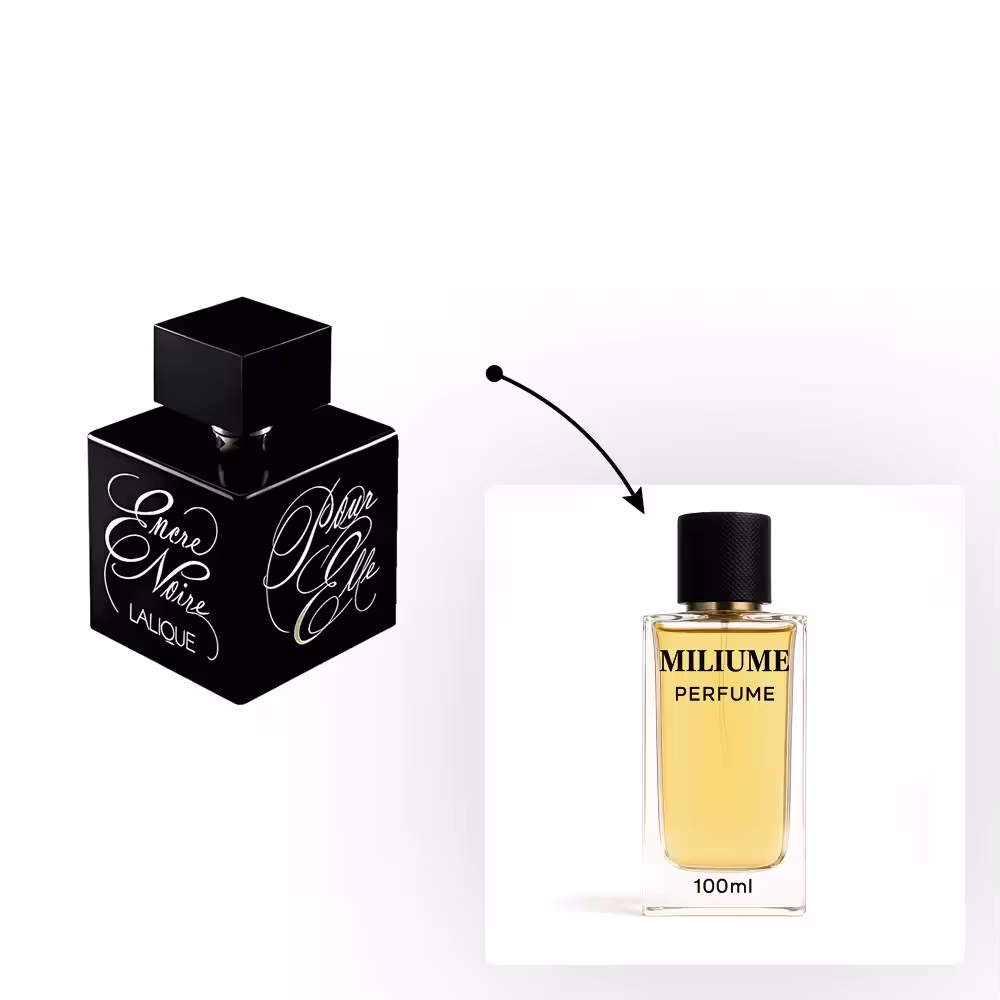 اسانس عطر Lalique Encre Noire Pour Elle برند gemini - کد 2184 - لالیک مشکی زنانه انکر نویر 100ML - میلیوم پرفیوم