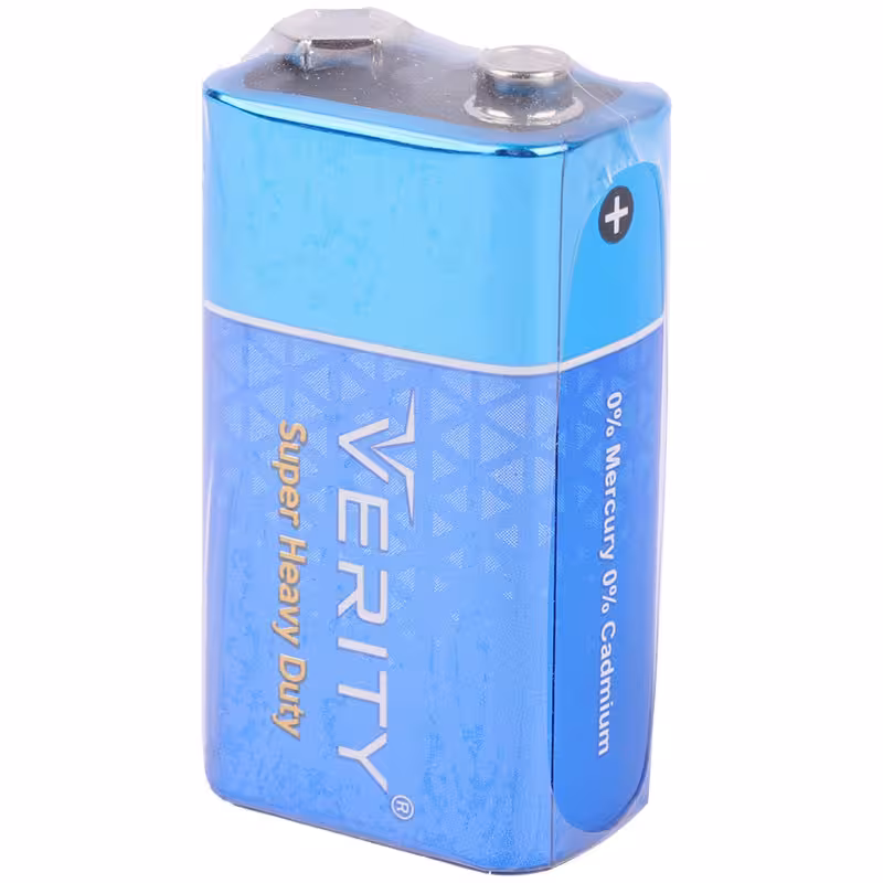باتری کتابی Verity Super Heavy Duty 6F22 9V شرینک