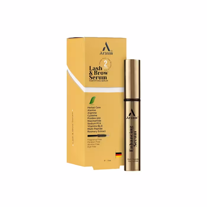 سرم گیاهی تقویت کننده و ضد ریزش مژه و ابرو آراکسین | 6 میل