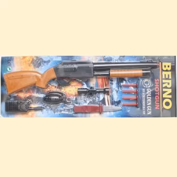 اسباب بازی مجموعه پلیس برنو تیرچسبان وکیوم مدل akt ber