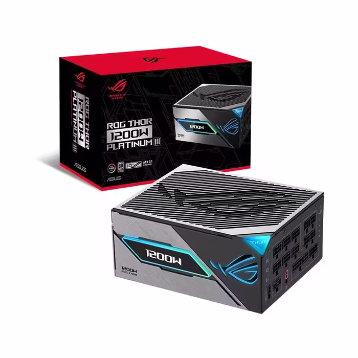 منبع تغذیه (پاور) 1200 وات ایسوس ROG Thor 1200W Platinum III