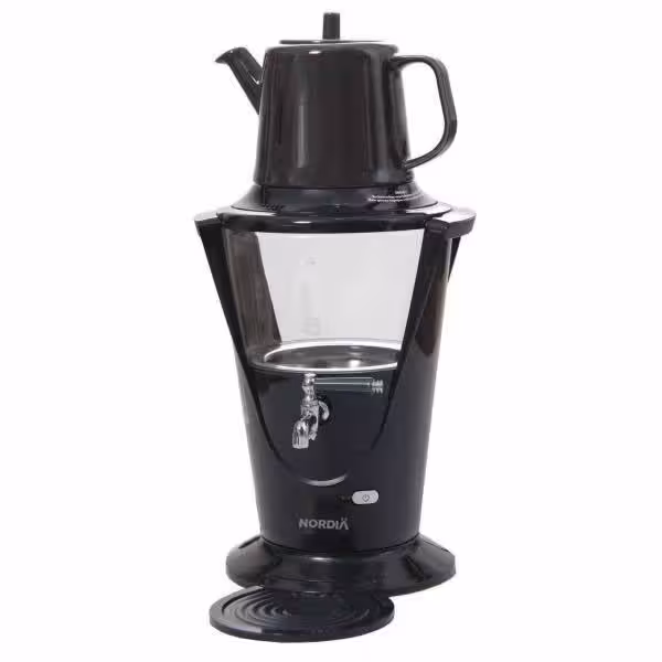 سماور برقی نوردیا Nordia ساخت ترکیه مدل Molto قوری چینی