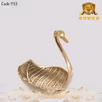 شکلات خوری قو برنجی کد 1153