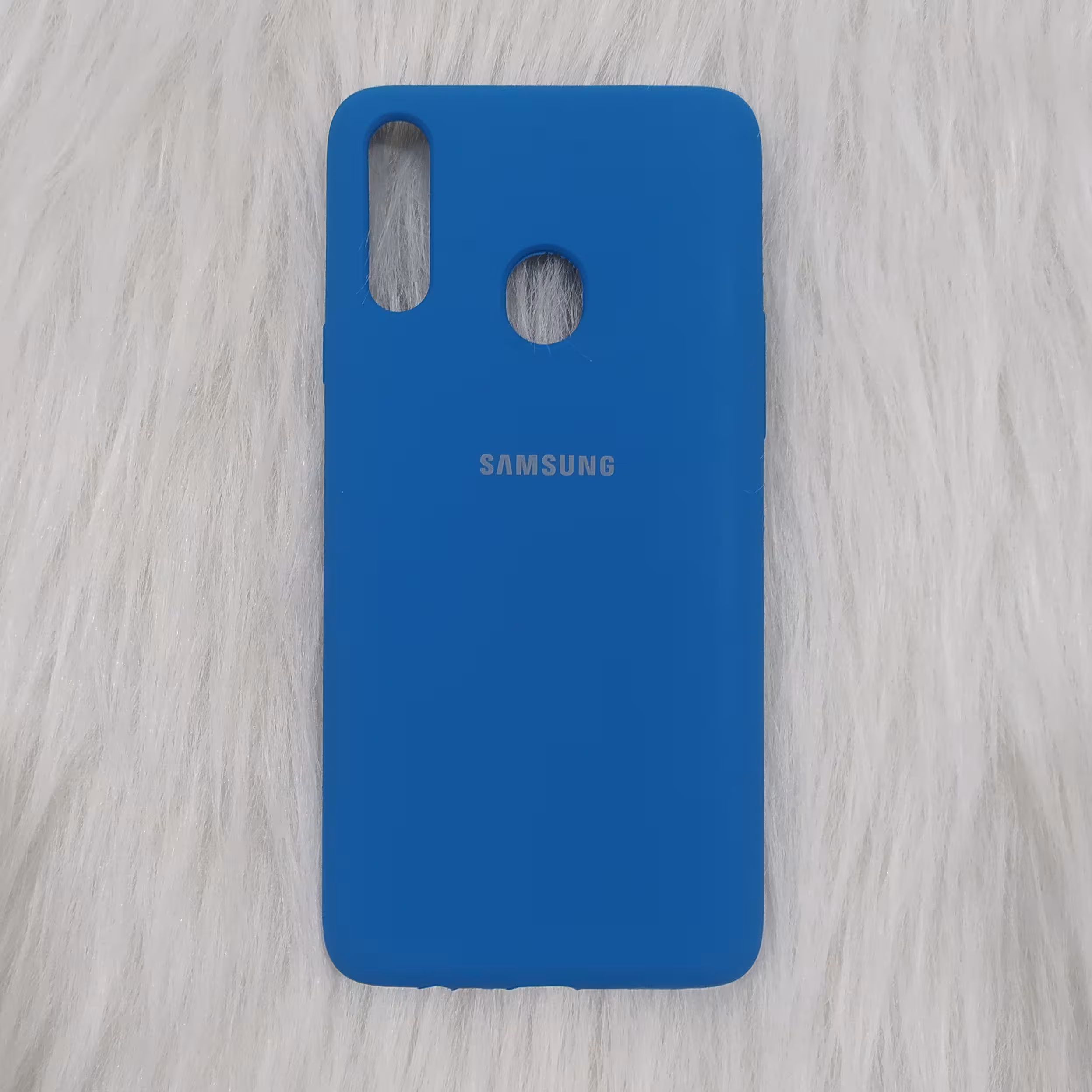گارد سامسونگ A20s سیلیکونی اورجینال پاکنی ویتنام رنگ آبی 