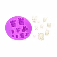 قالب سیلیکونی شیت خرس 1.5 تا 3 سانت