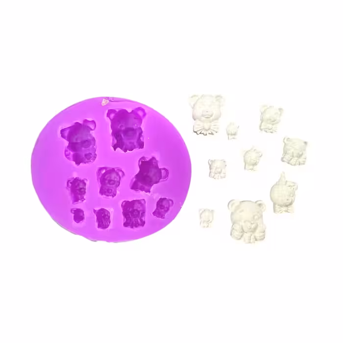قالب سیلیکونی شیت خرس 1.5 تا 3 سانت