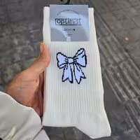 جوراب فانتزی طرح پاپیون کد 10