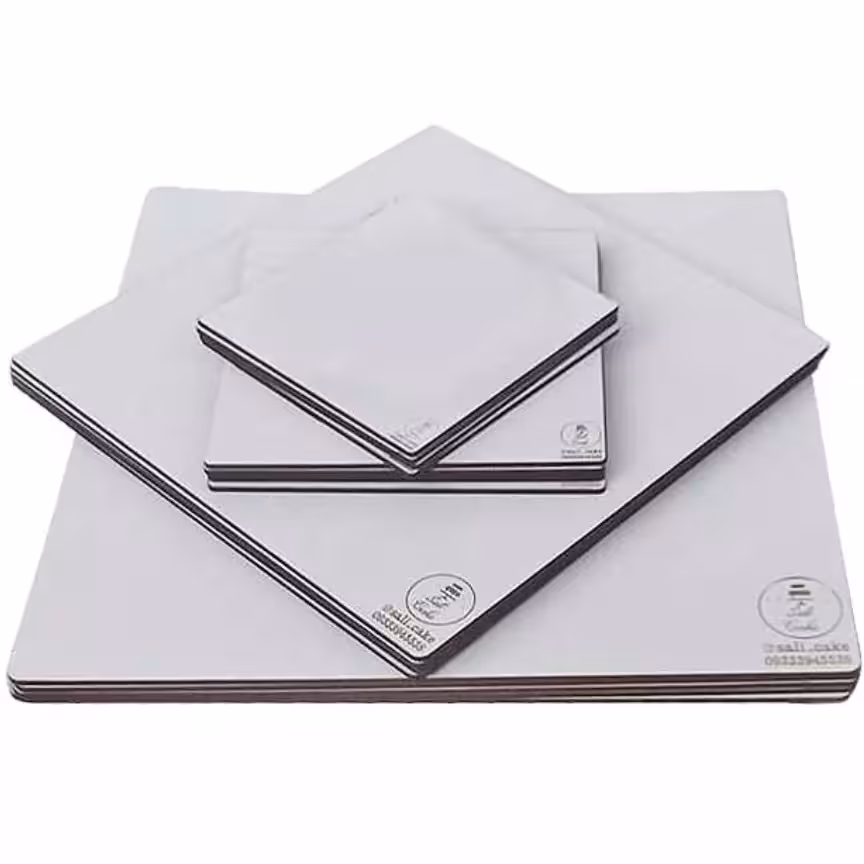 صفحه زیرکیکی مربع ام دی اف سایز 20در20 سانت