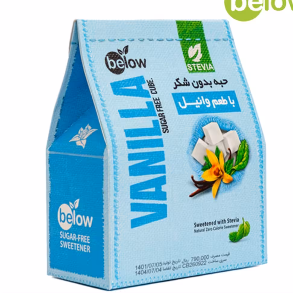 قند بدون شکر وانیل 300گرمی بی لو (برپایه استویا )