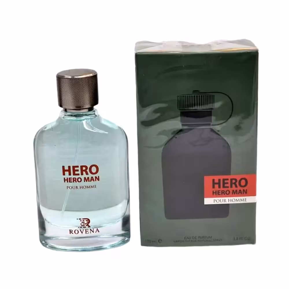 ادکلن روونا مدل هیرو من پور هوم رایحه هوگو سبز