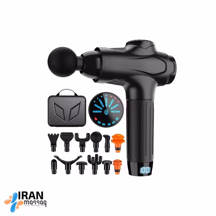 ماساژور تفنگی آیجویر مدل IJ004 | با 7 سطح سرعت قابل تنظیم و نمایشگر LCD