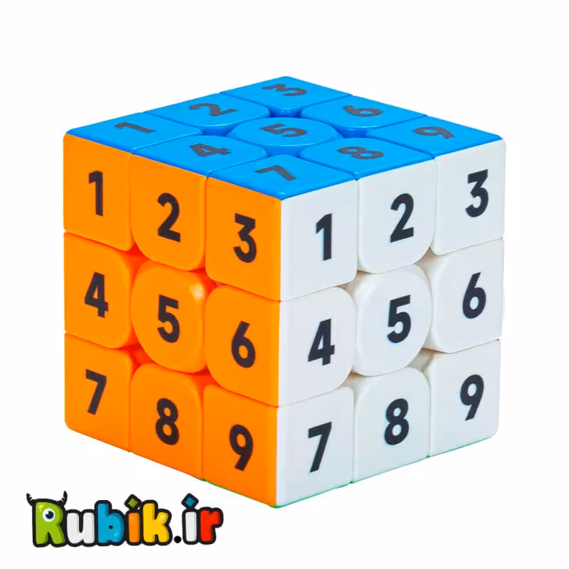 روبیک 3×3 طرح اعداد