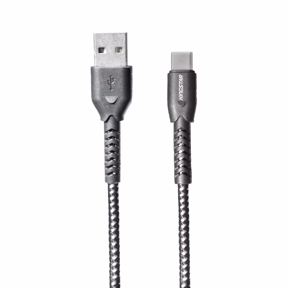 کابل تبدیل USB به USB-C کینگ استار مدل K119C طول 1.1 مترKINGSTAR