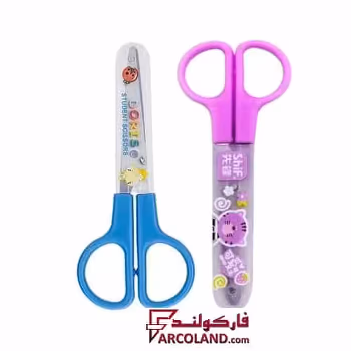 قیچی غلاف دار کودک لبه گرد