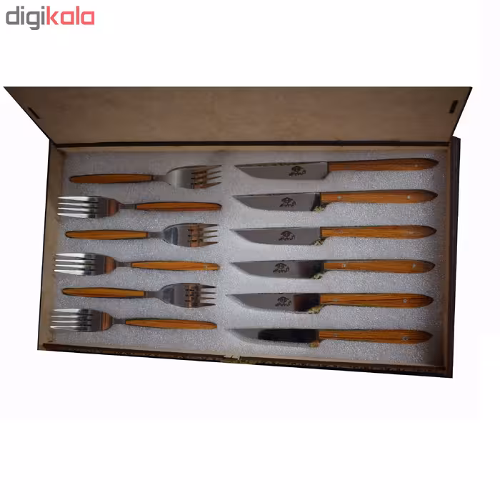 ابزار آشپزی استیل مروارید زنجان مدل AP مجموعه 18 عددی