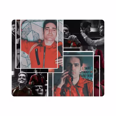 ماوس پد طرح سریال Money Heist کد pn5