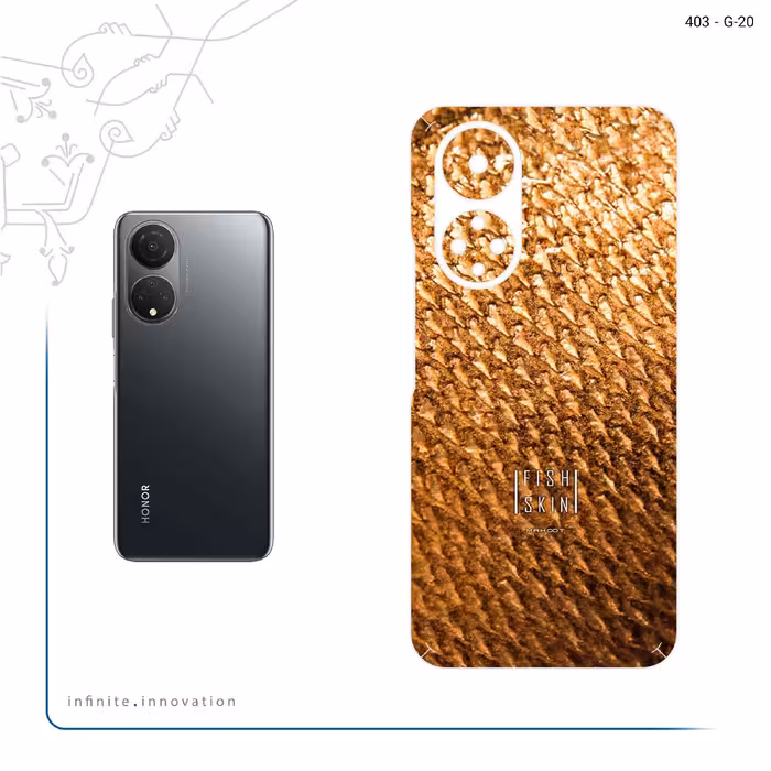 برچسب پوششی ماهوت مدل Fish Skin مناسب برای گوشی موبایل آنر X7