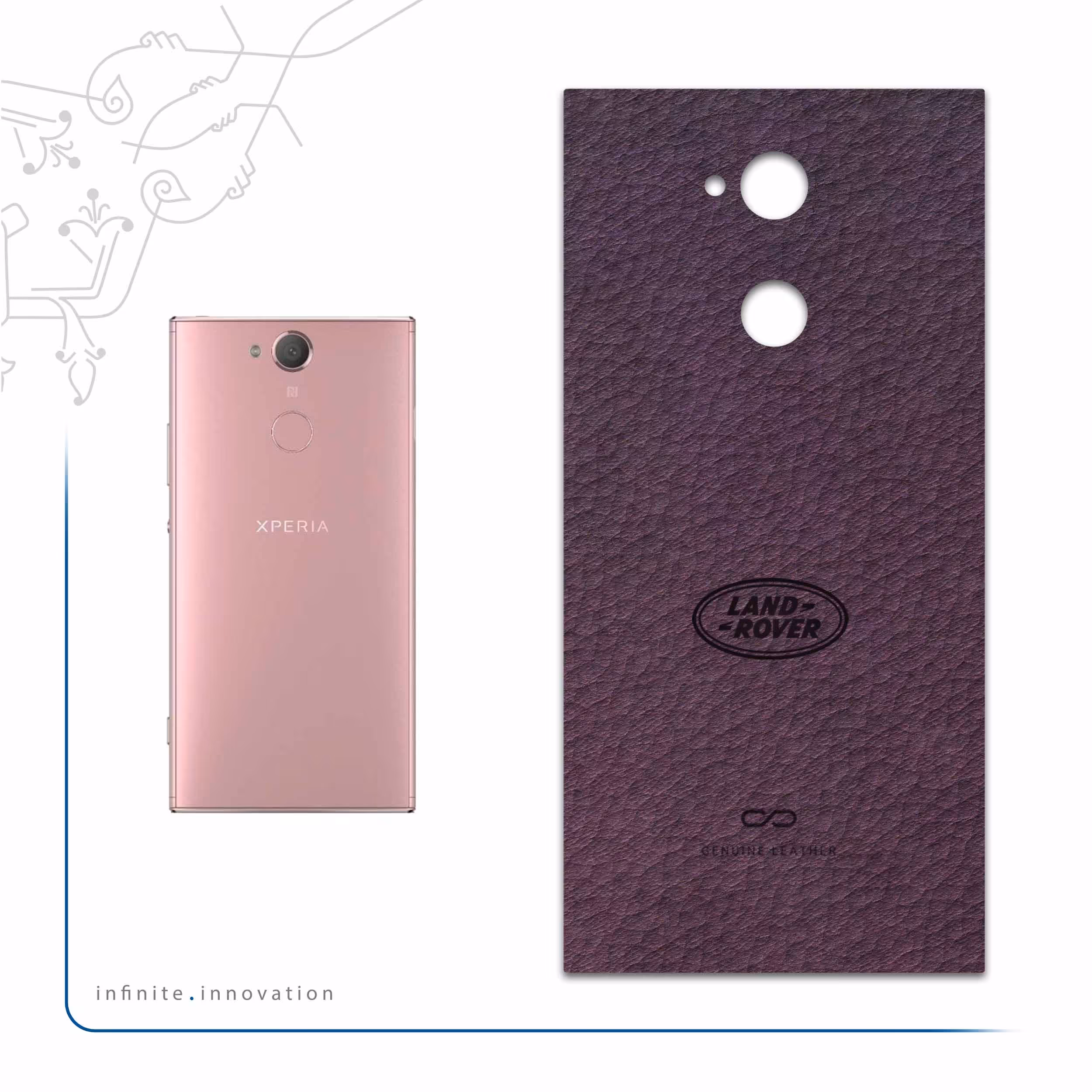 برچسب پوششی ماهوت مدل PL-RNG_RVR مناسب برای گوشی موبایل سونی Xperia XA2 Ultra