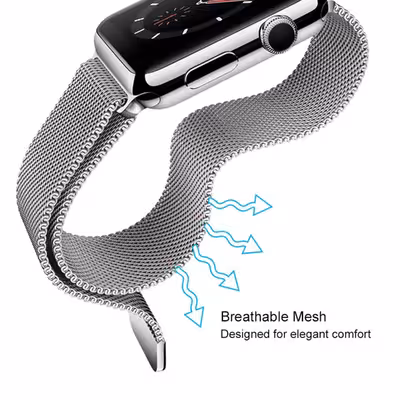 بند ویوو مدل Milano Stainless Steel مناسب برای اپل واچ 42/44 میلی متری