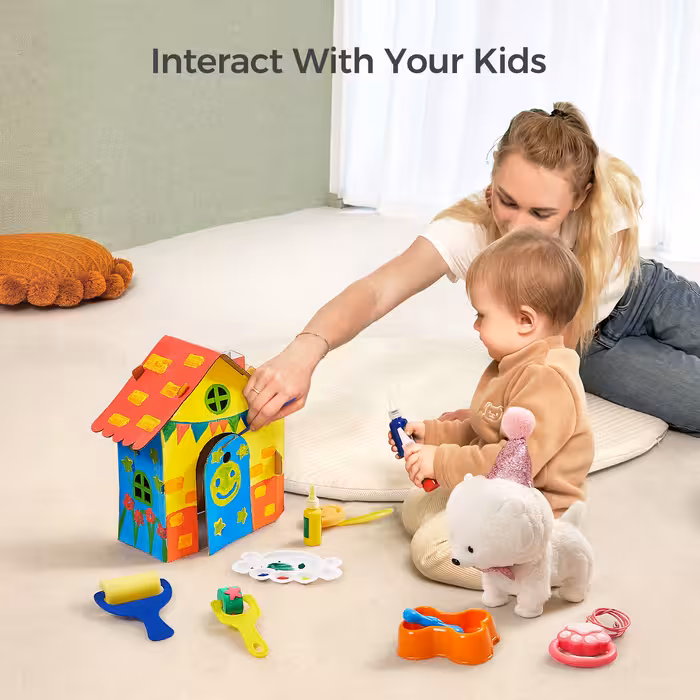 ربات توماما کیدز مدل TM-283 طرح سگ مجموعه 14 عددی