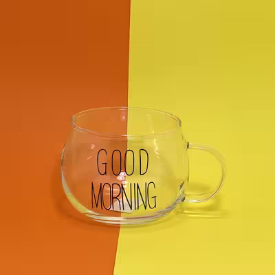 فنجان مدل good morning