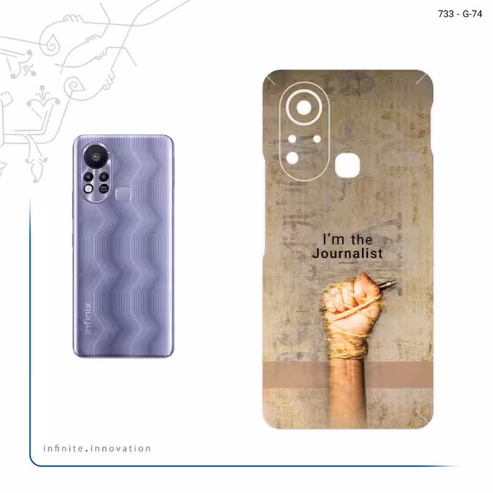 برچسب پوششی ماهوت مدل Journalist مناسب برای گوشی موبایل اینفینیکس Hot 11s