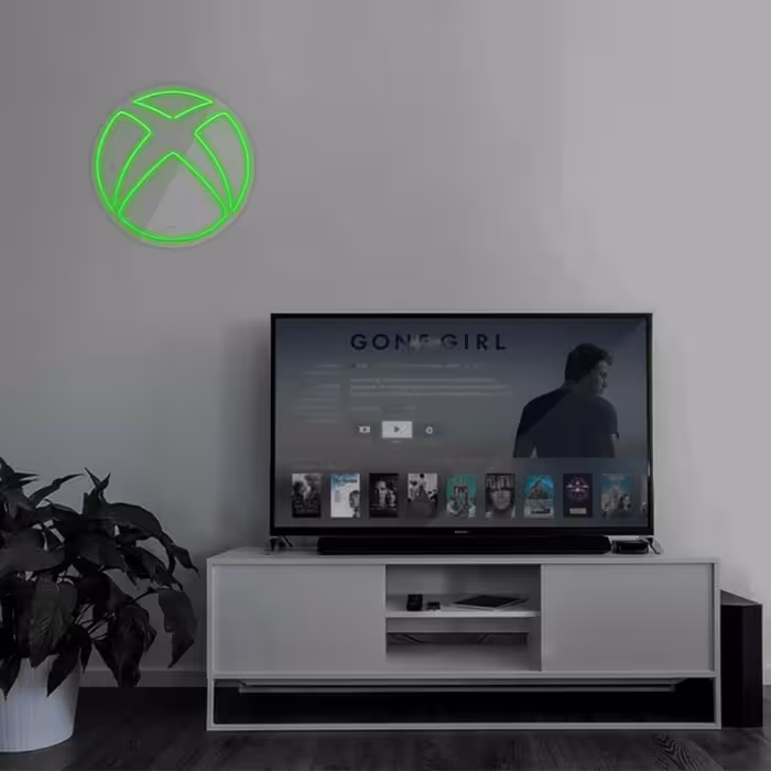 چراغ دیواری نئون دیزاین طرح Xbox-GL_GR