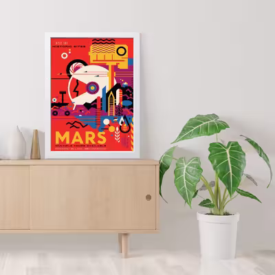 تابلو مدل مریخ MARS کدS0116-w