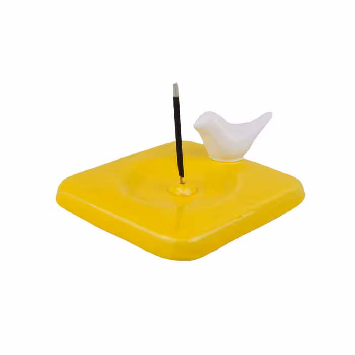 جاعودی سرامیکی طرح پرنده مدل مربع