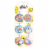 جاکلیدی خندالو مدل انیمه دورایمون کد 332A مجموعه 6 عددی