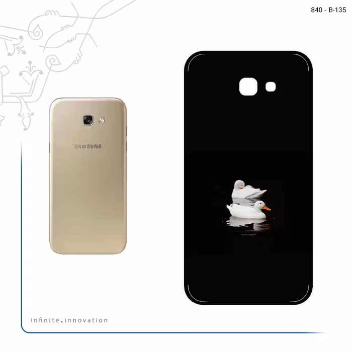 برچسب پوششی ماهوت مدل Duck مناسب برای گوشی موبایل سامسونگ Galaxy A7 2017