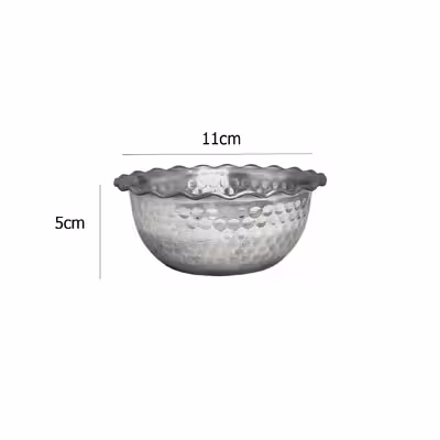 کاسه مدل روحی طرح پولکی کد 2555 مجموعه 3 عددی